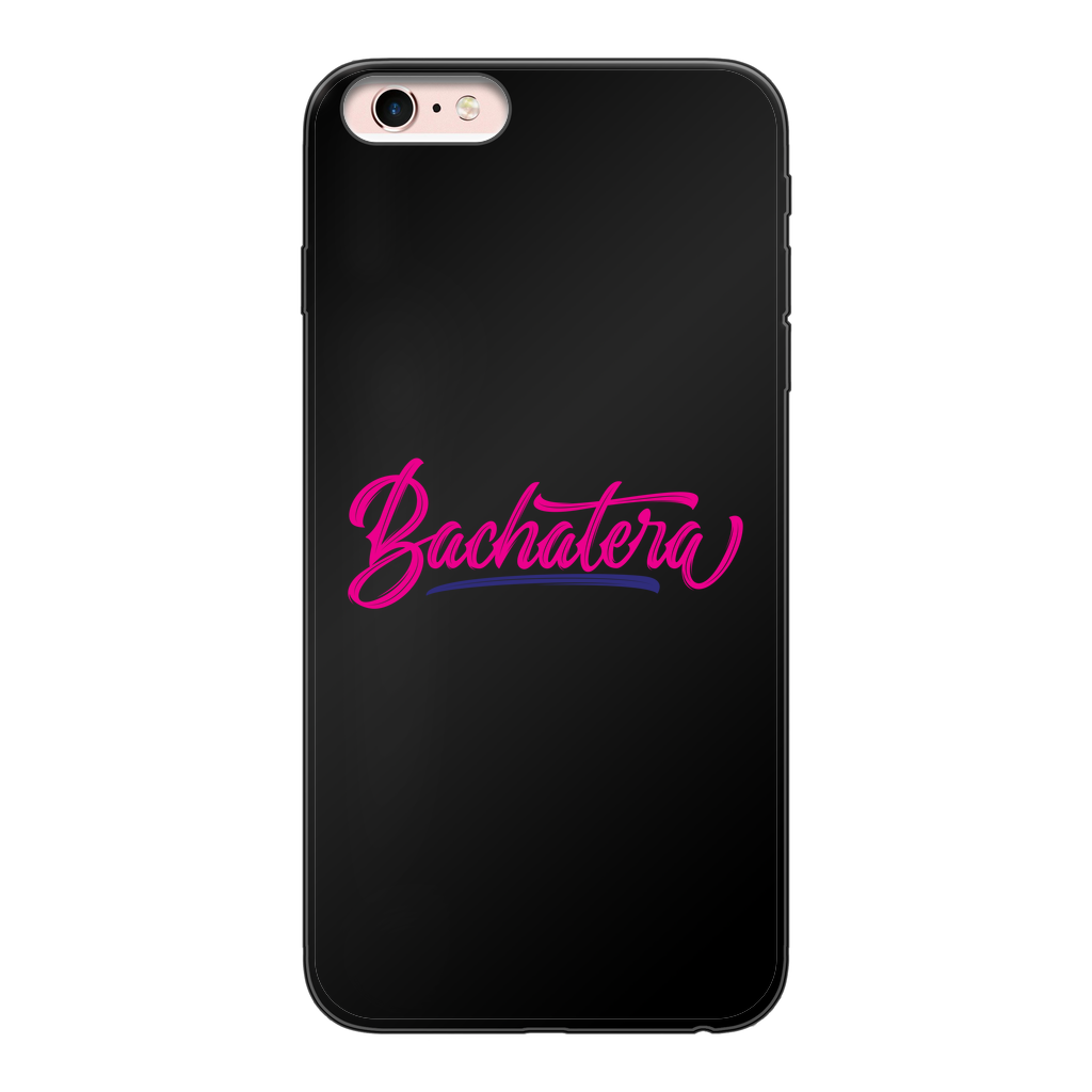 Bachatera Back Printed Black Soft Phone Case