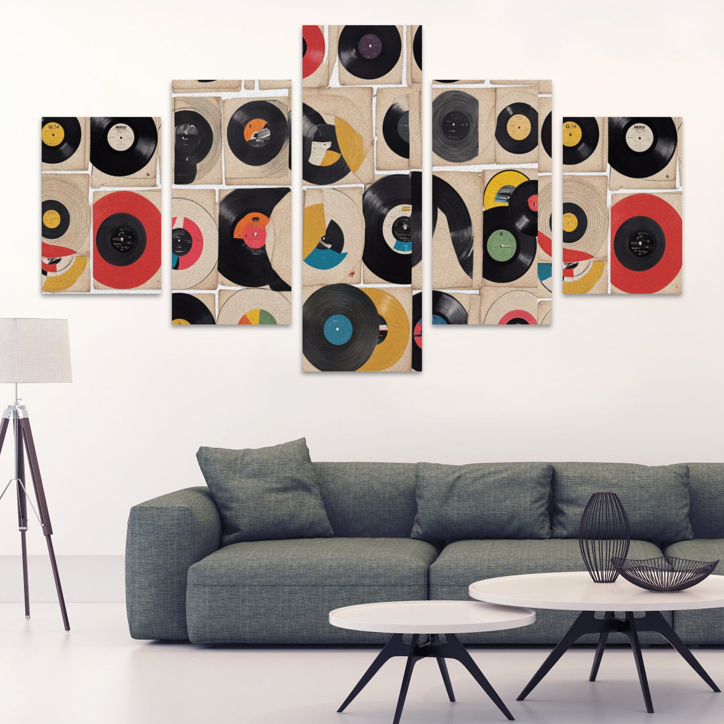 DJ Canvas Wall Art Prints (No Frame) 5-Pieces/Set A