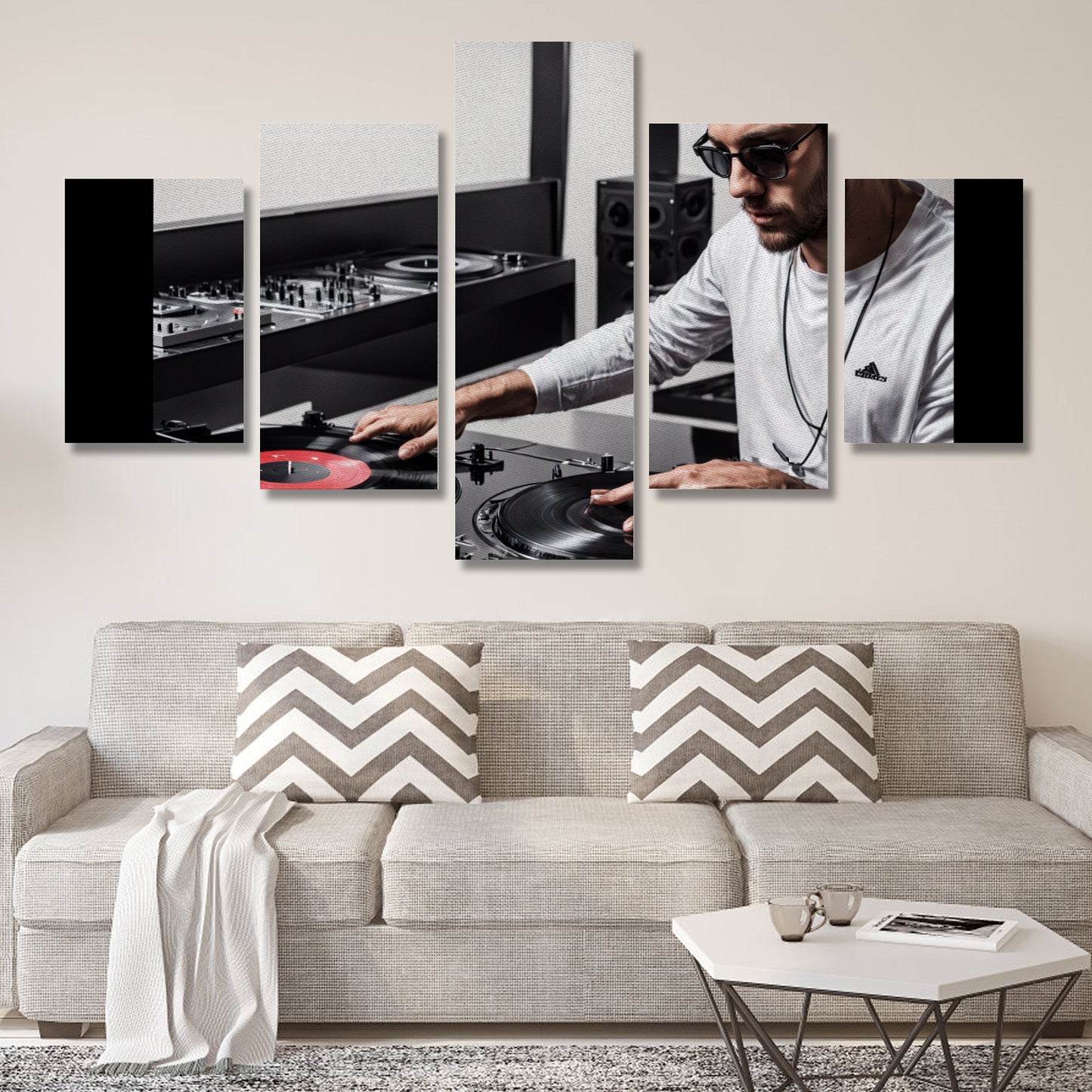 Canvas Wall Art Prints (No Frame) 5-Pieces/Set A