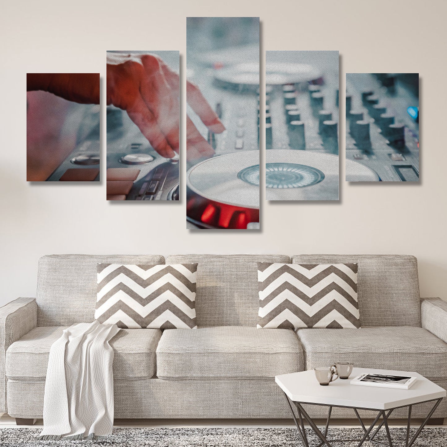 Canvas Wall Art Prints (No Frame) 5-Pieces/Set A