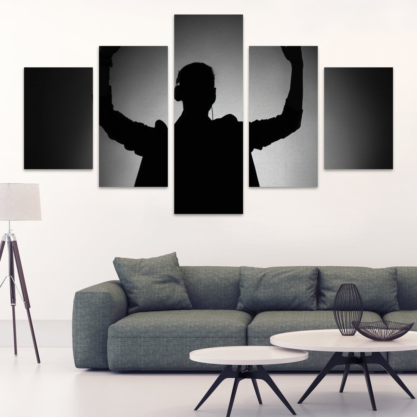 Canvas Wall Art Prints (No Frame) 5-Pieces/Set A