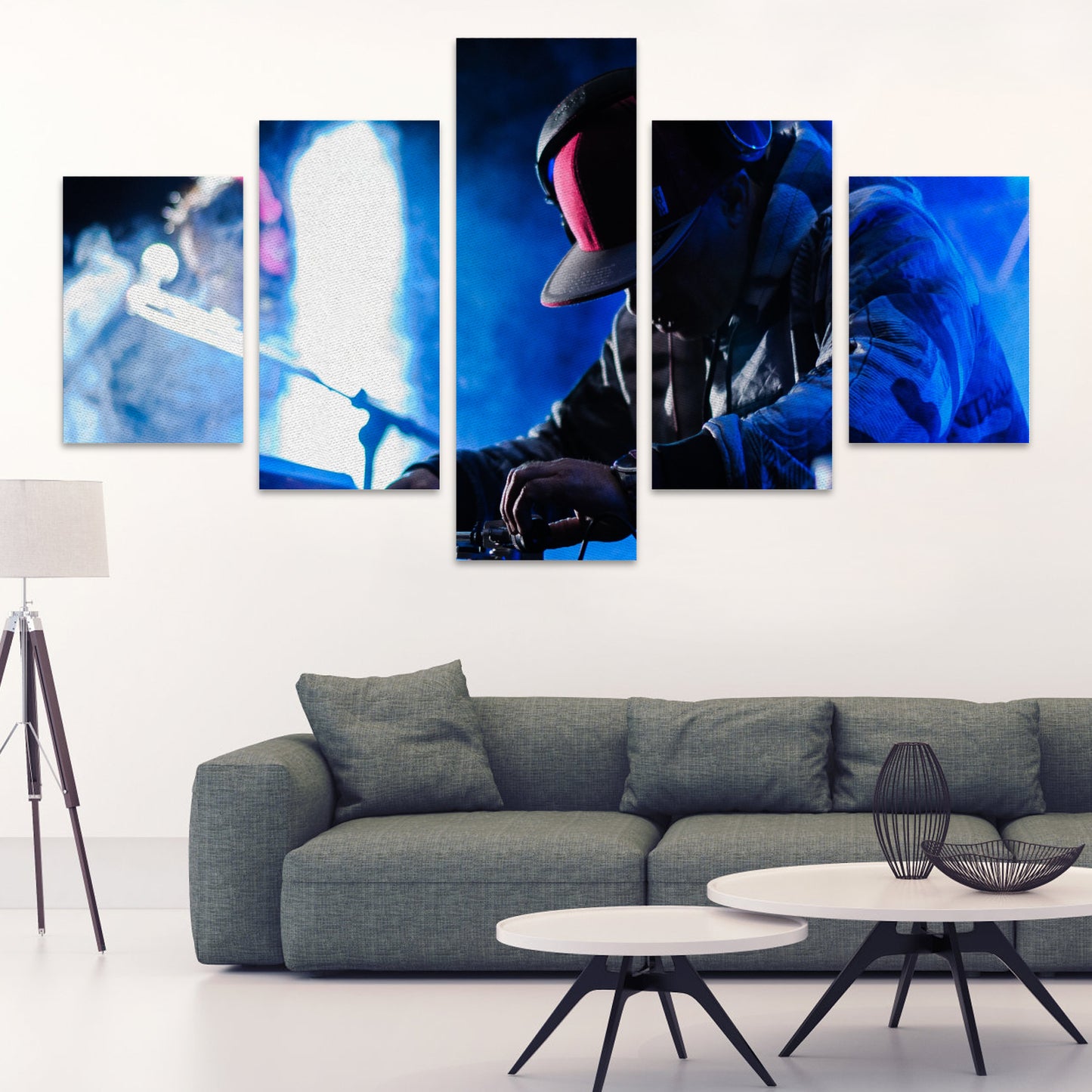 Canvas Wall Art Prints (No Frame) 5-Pieces/Set A