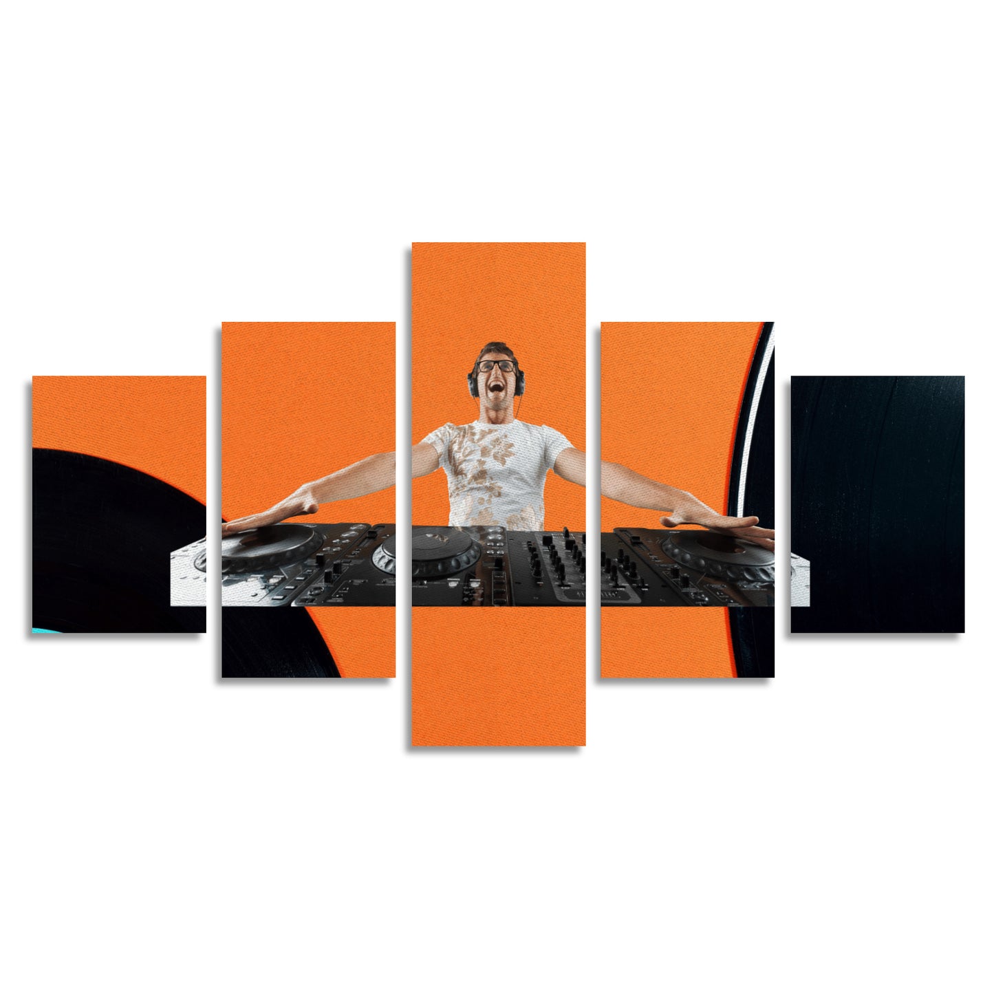 Canvas Wall Art Prints (No Frame) 5-Pieces/Set A