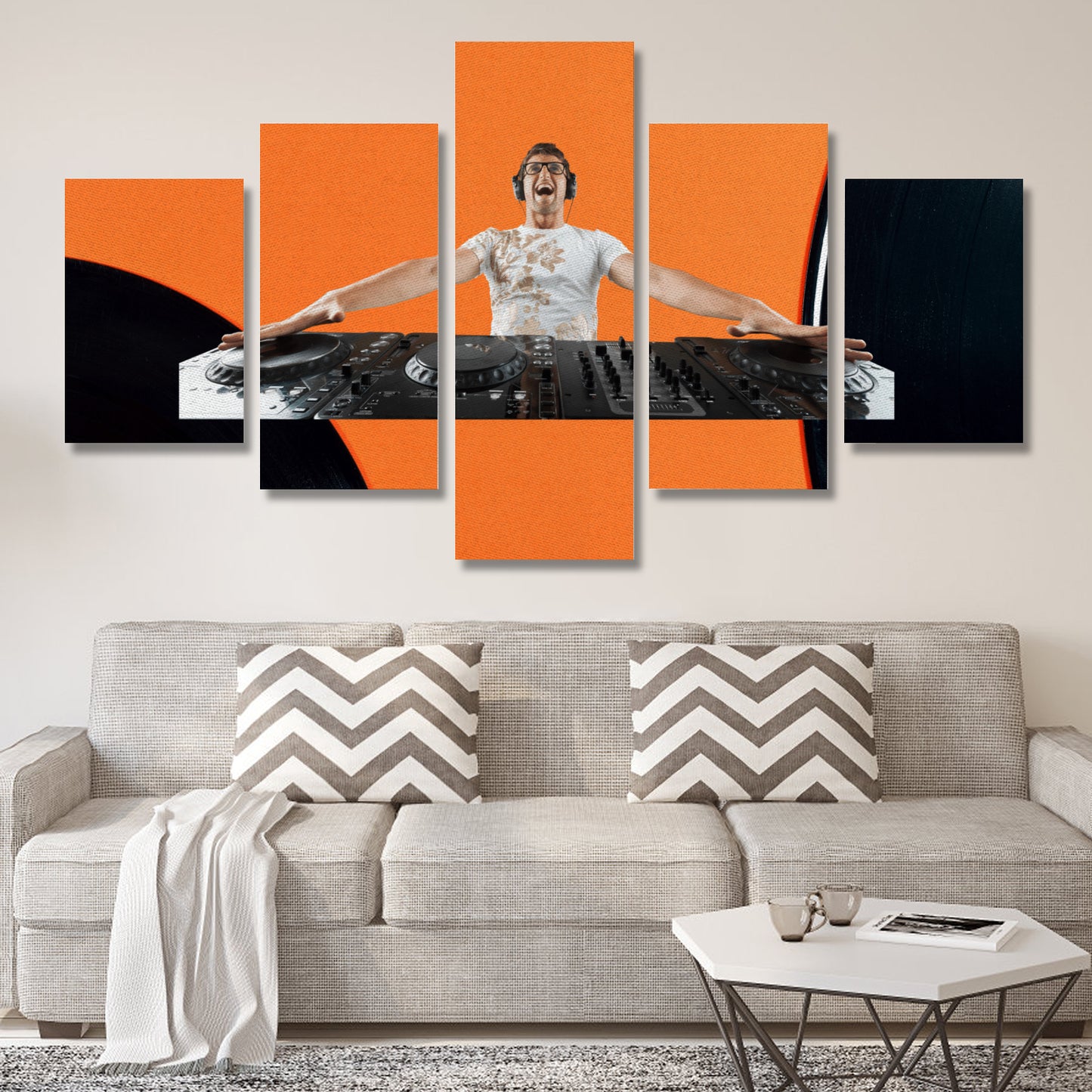 Canvas Wall Art Prints (No Frame) 5-Pieces/Set A