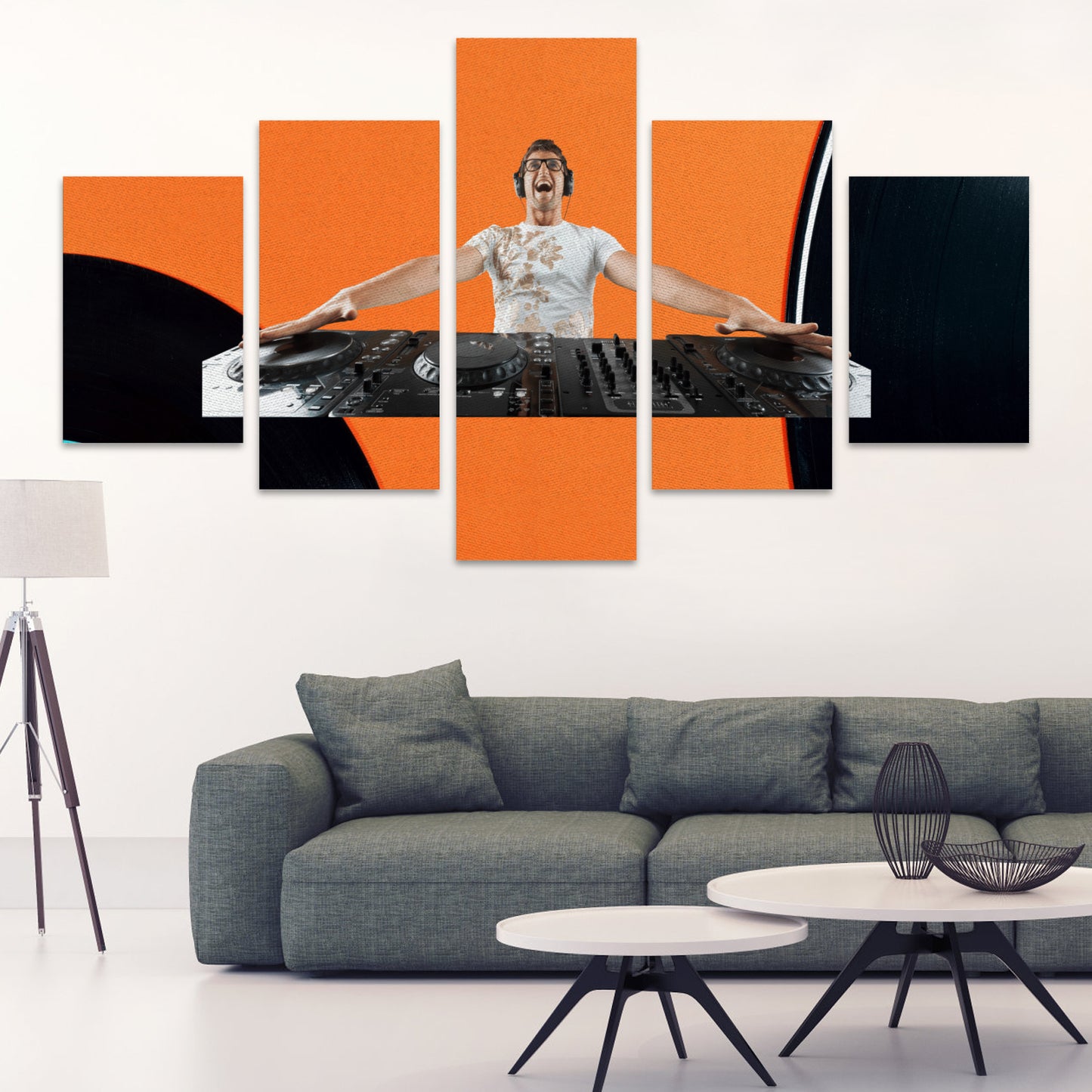 Canvas Wall Art Prints (No Frame) 5-Pieces/Set A
