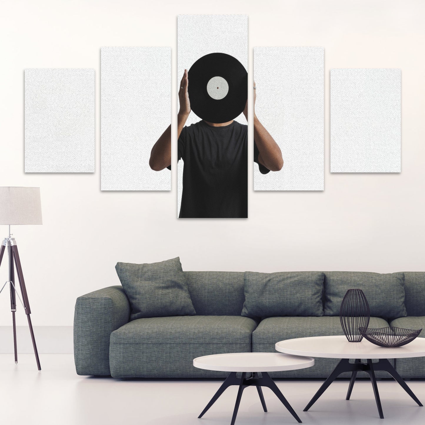 Canvas Wall Art Prints (No Frame) 5-Pieces/Set A