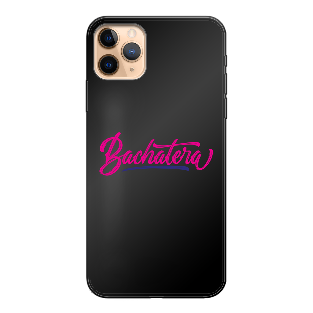 Bachatera Back Printed Black Soft Phone Case