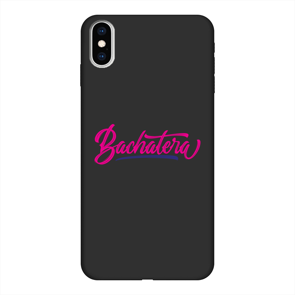 Bachatera Back Printed Black Soft Phone Case