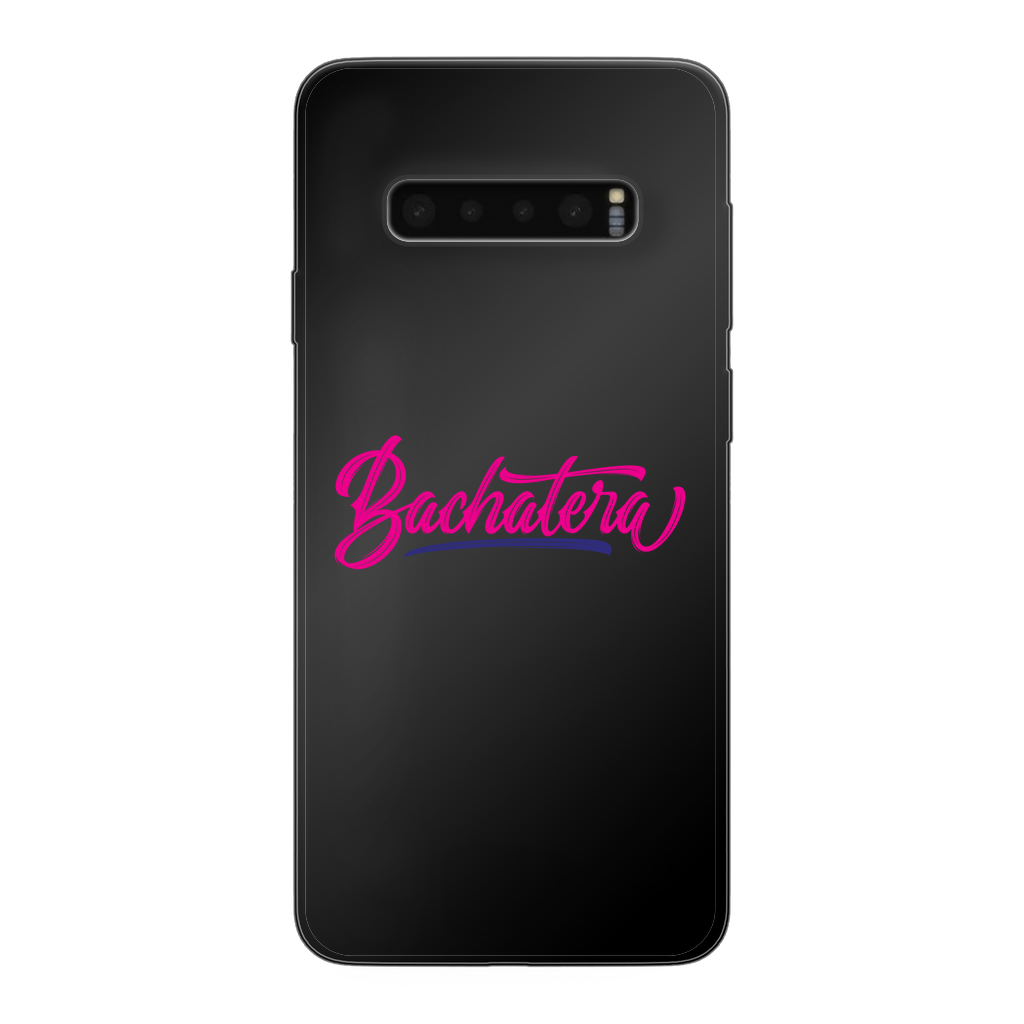 Bachatera Back Printed Black Soft Phone Case