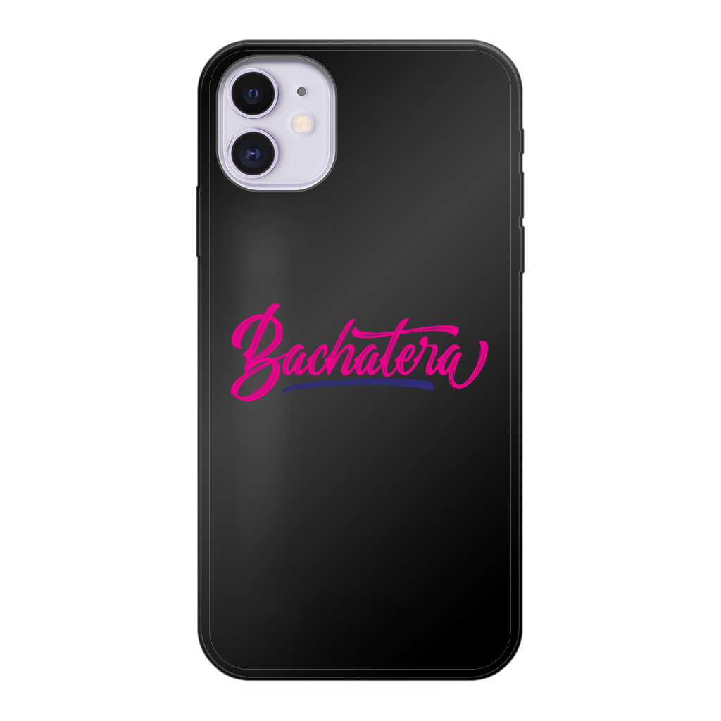 Bachatera Back Printed Black Soft Phone Case