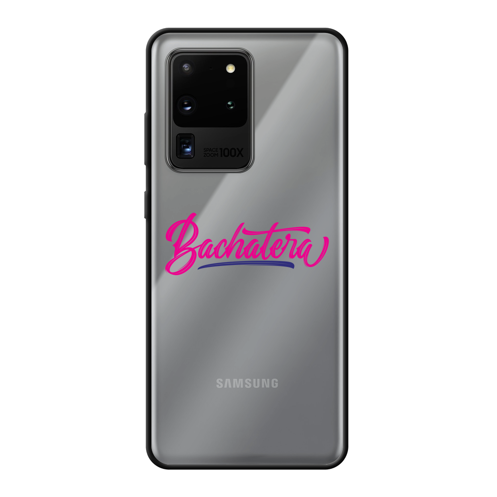 Bachatera Back Printed Black Soft Phone Case