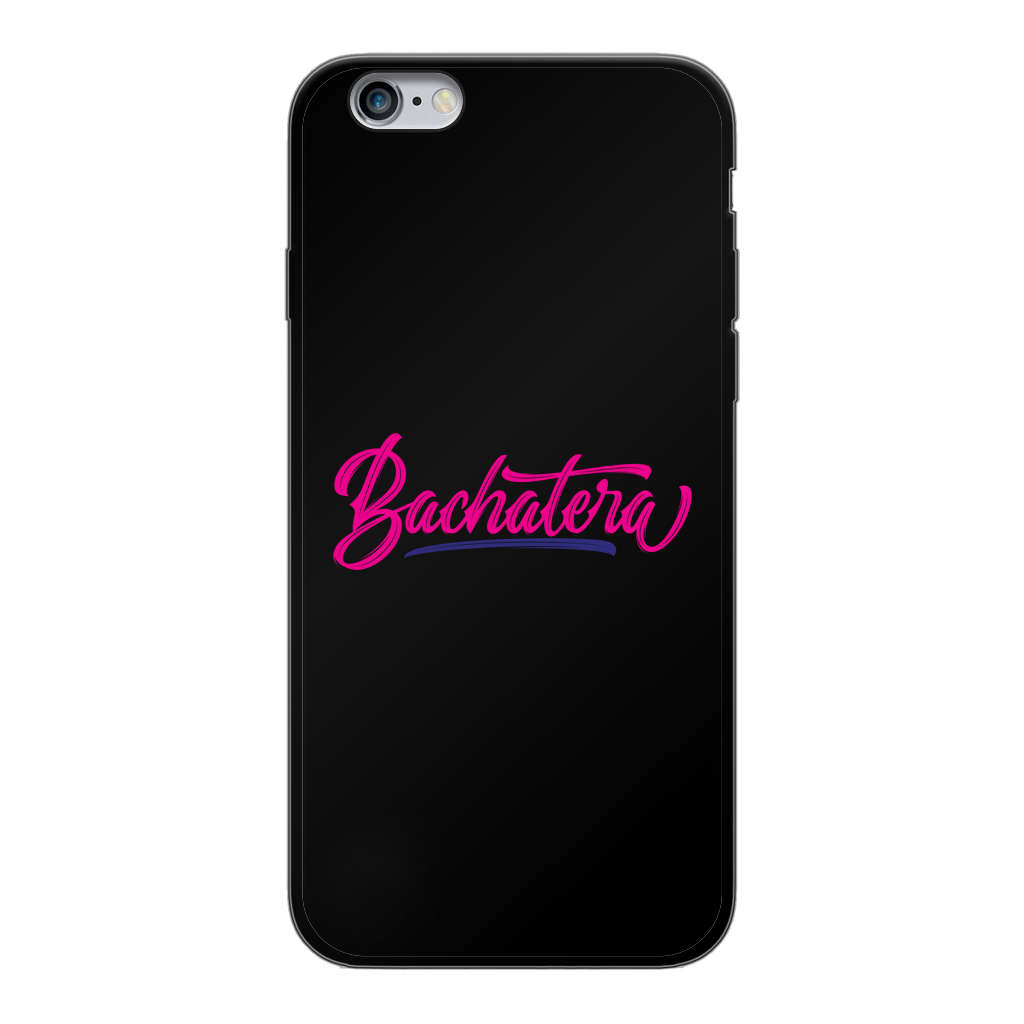 Bachatera Back Printed Black Soft Phone Case
