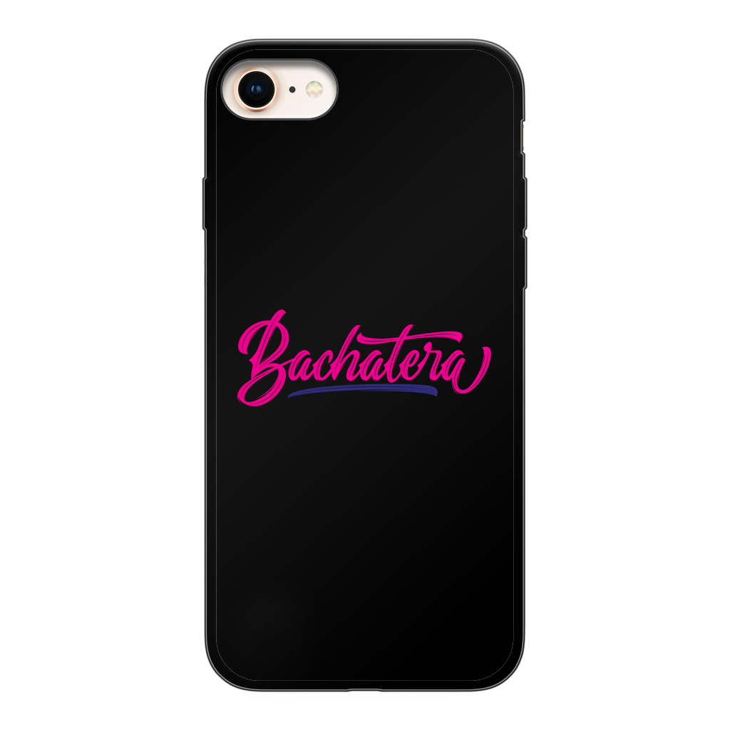 Bachatera Back Printed Black Soft Phone Case