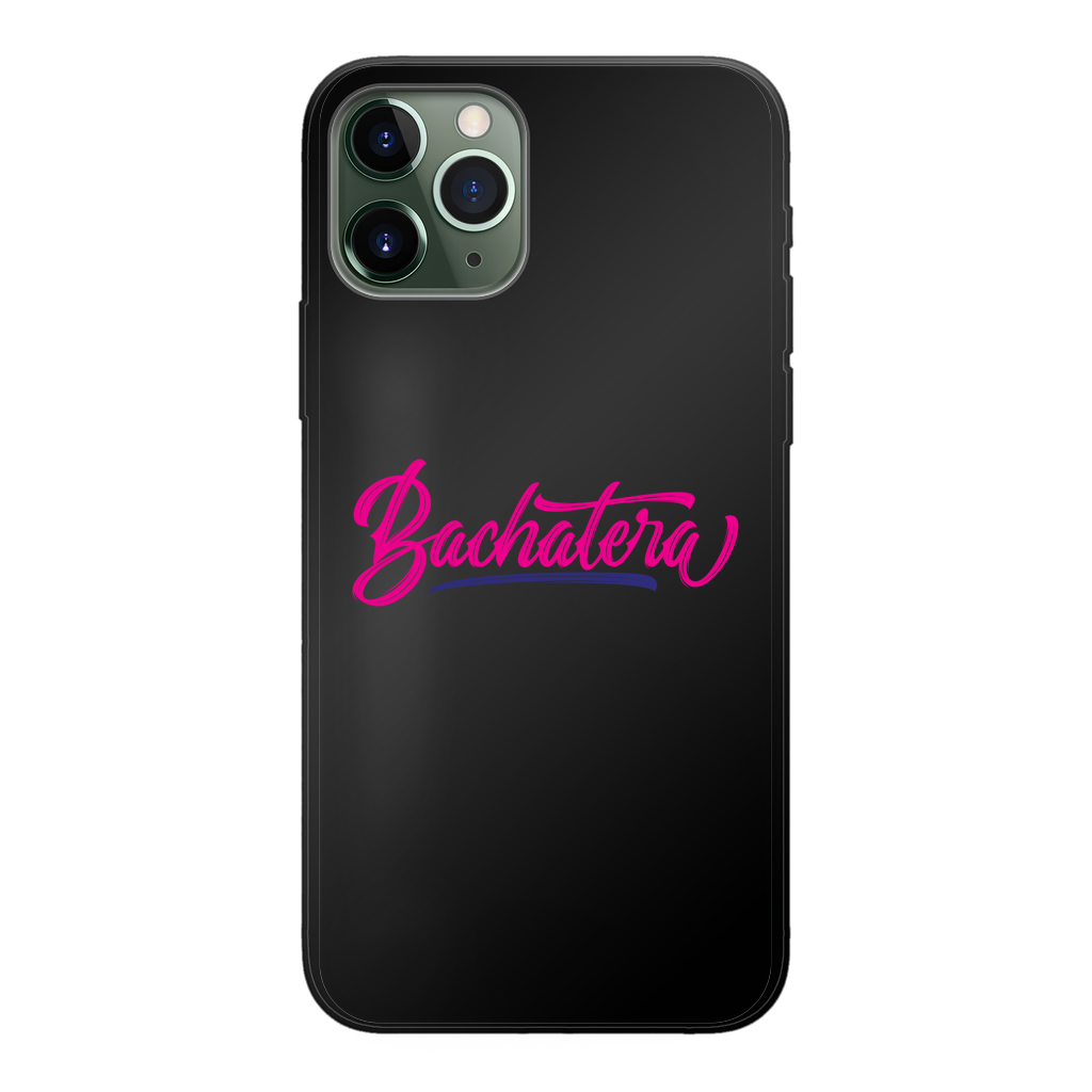 Bachatera Back Printed Black Soft Phone Case