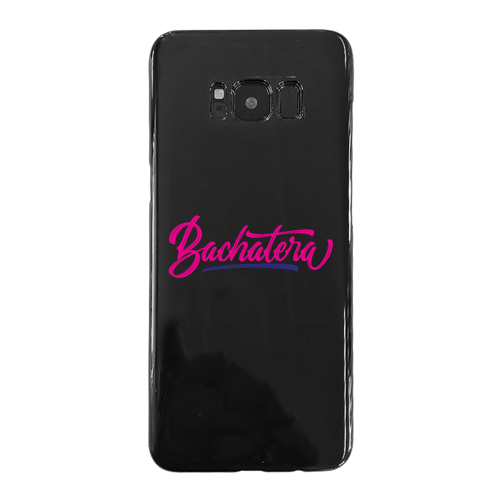 Bachatera Back Printed Black Soft Phone Case