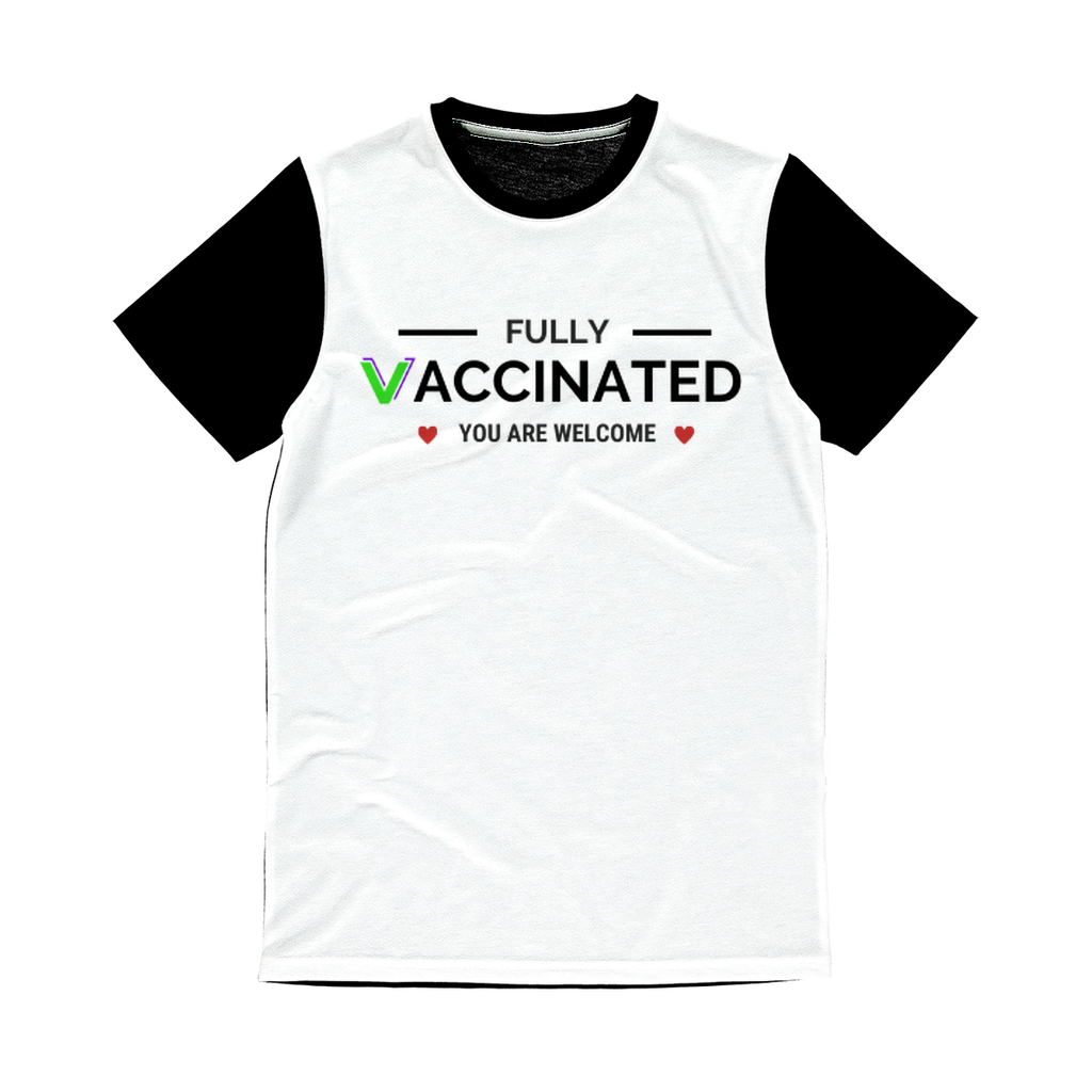 vaccinated Classic Sublimation Panel T-Shirt - World Salsa Championships