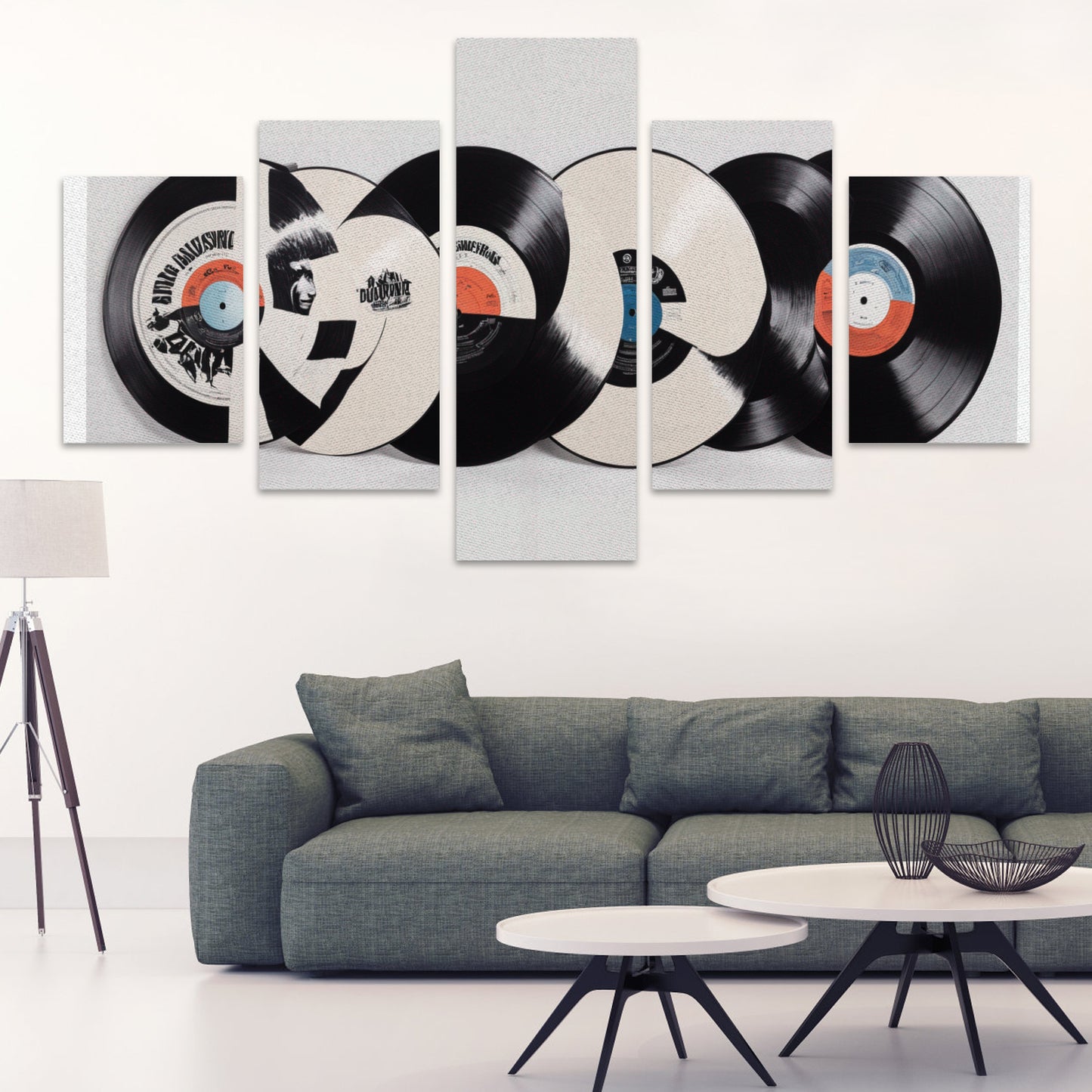 DJ Canvas Wall Art Prints (No Frame) 5-Pieces/Set A