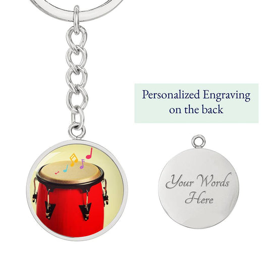 Conga drum Keychain