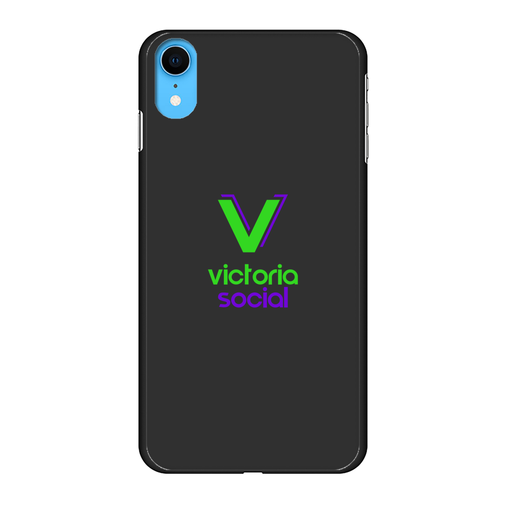 Victoria Social Back Printed Black Hard Phone Case - World Salsa Championships