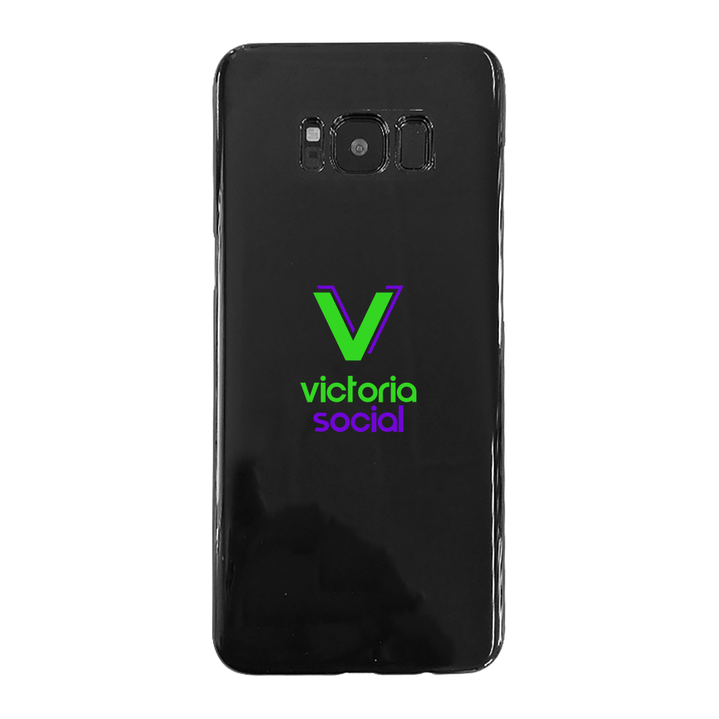 Victoria Social Back Printed Black Soft Phone Case - World Salsa Championships