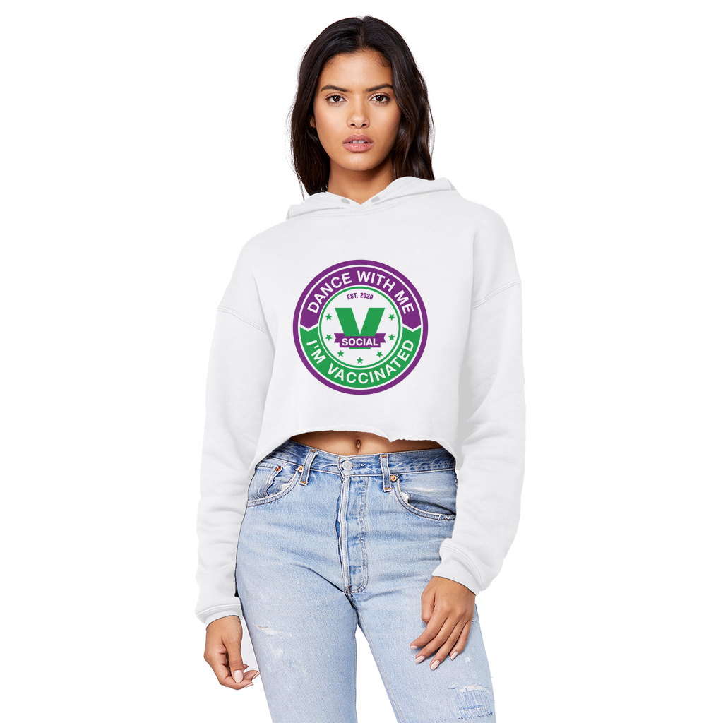 Dance with Me Unisex Cropped Raw Edge Boyfriend Hoodie - World Salsa Championships