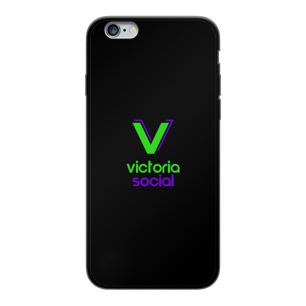 Victoria Social Back Printed Black Soft Phone Case - World Salsa Championships