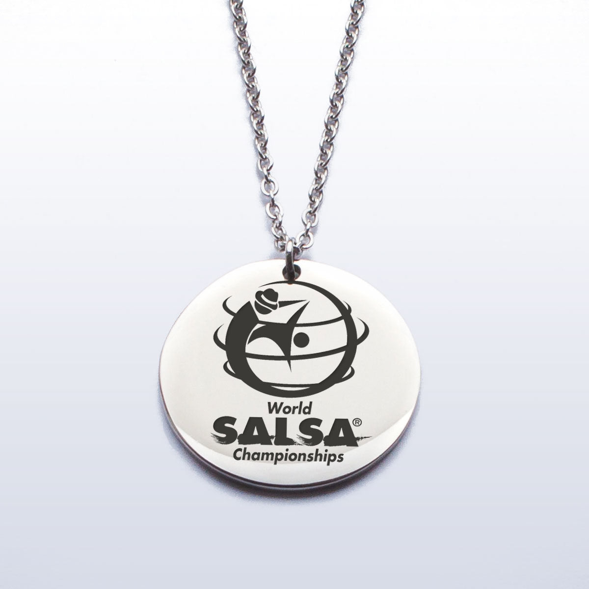 WSC Stainless Steel Pendant - World Salsa Championships