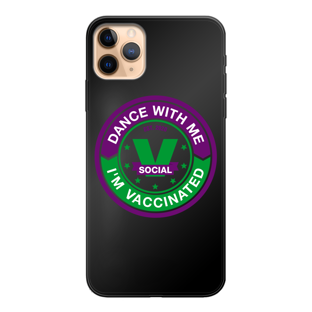 Dance with Me Back Printed Black Soft Phone Case - World Salsa Championships