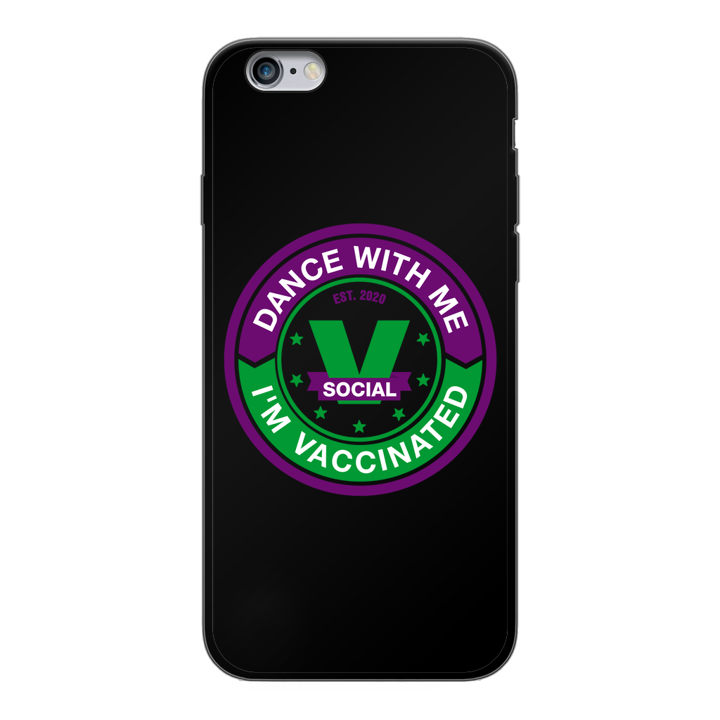 Dance with Me Back Printed Black Soft Phone Case - World Salsa Championships