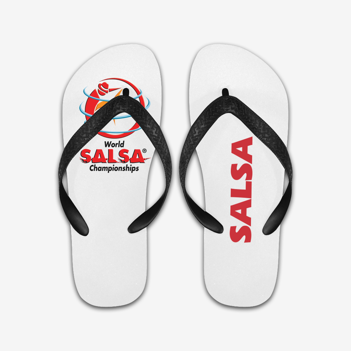 WSC Custom Flip Flops (For both Men and Women) Model040 - World Salsa Championships
