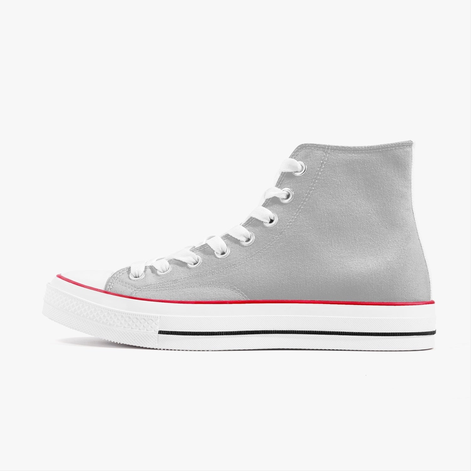 WDG New High-Top Canvas Shoes - White - World Salsa Championships