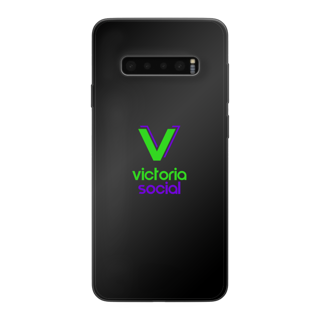 Victoria Social Back Printed Black Soft Phone Case - World Salsa Championships