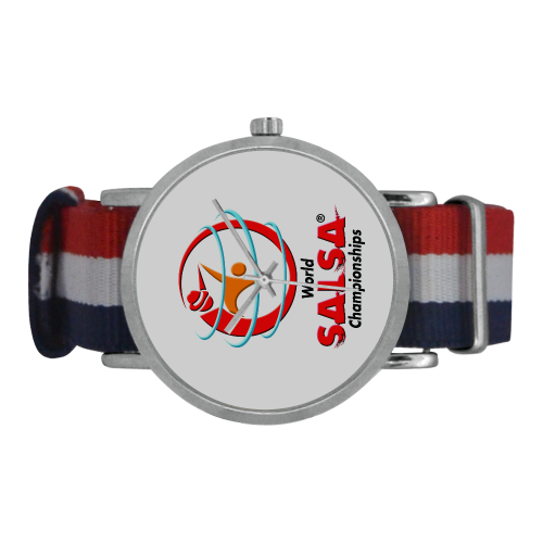 WSC Fashion Watch Nylon Strap Watch (Model 215) - World Salsa Championships