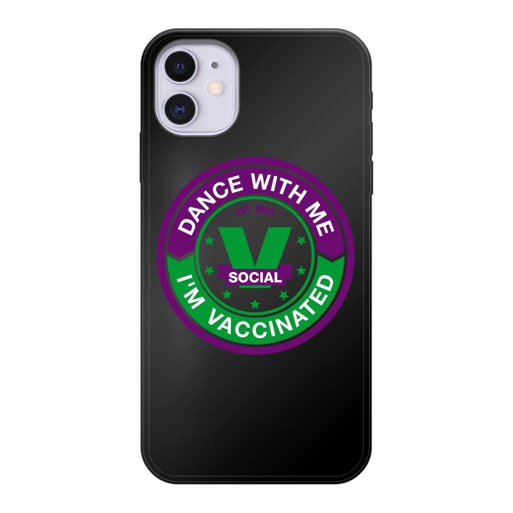 Dance with Me Back Printed Black Soft Phone Case - World Salsa Championships