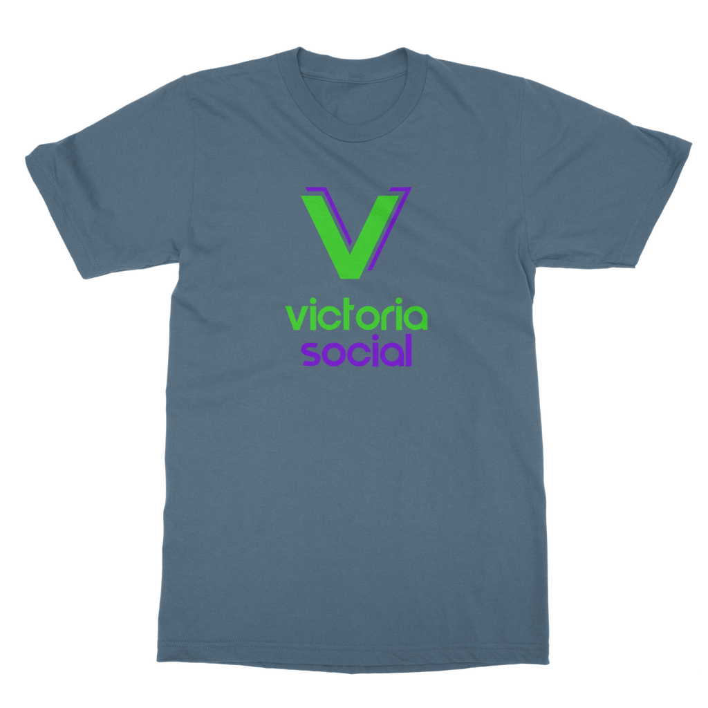 Victoria Social Classic Heavy Cotton Adult T-Shirt - World Salsa Championships