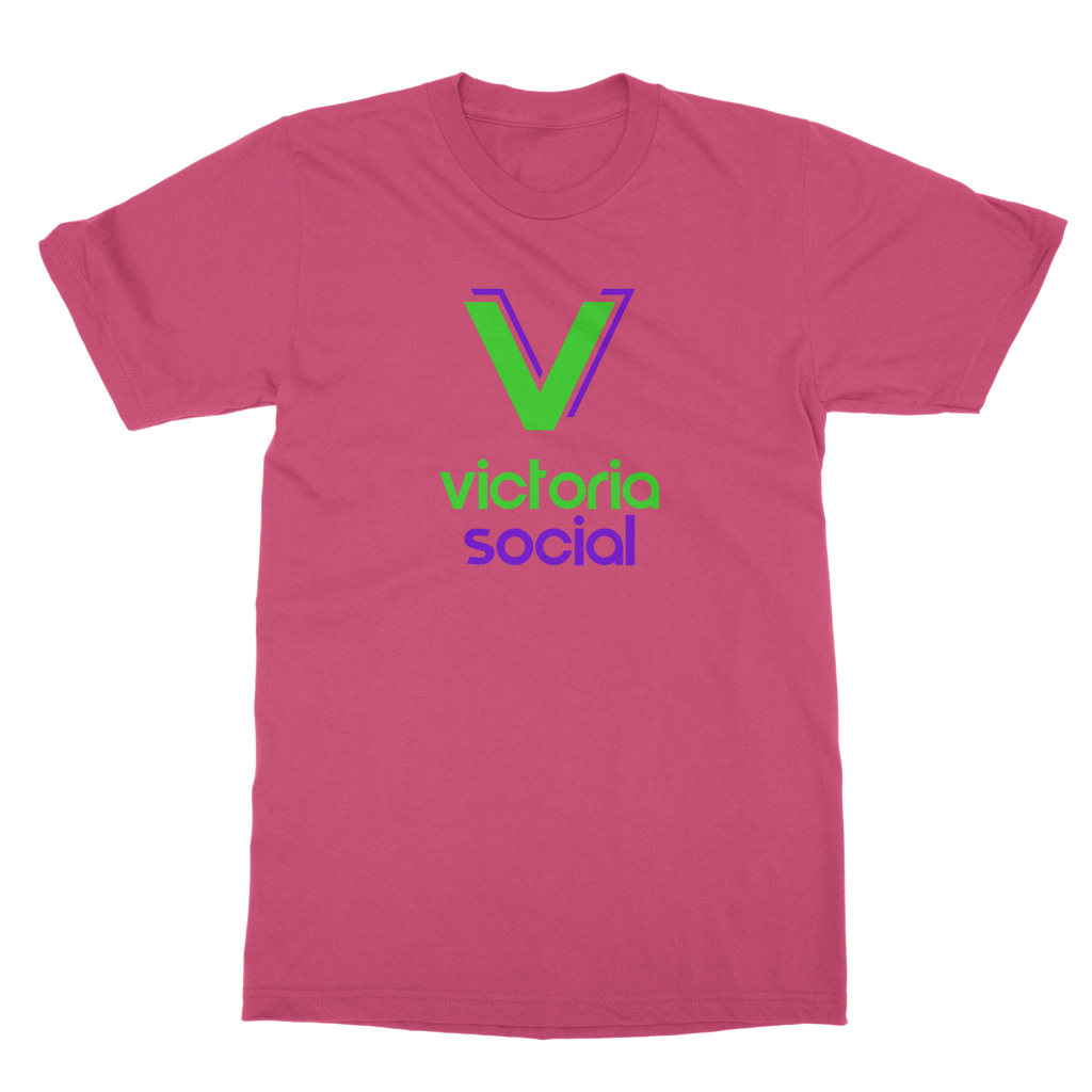 Victoria Social Classic Heavy Cotton Adult T-Shirt - World Salsa Championships