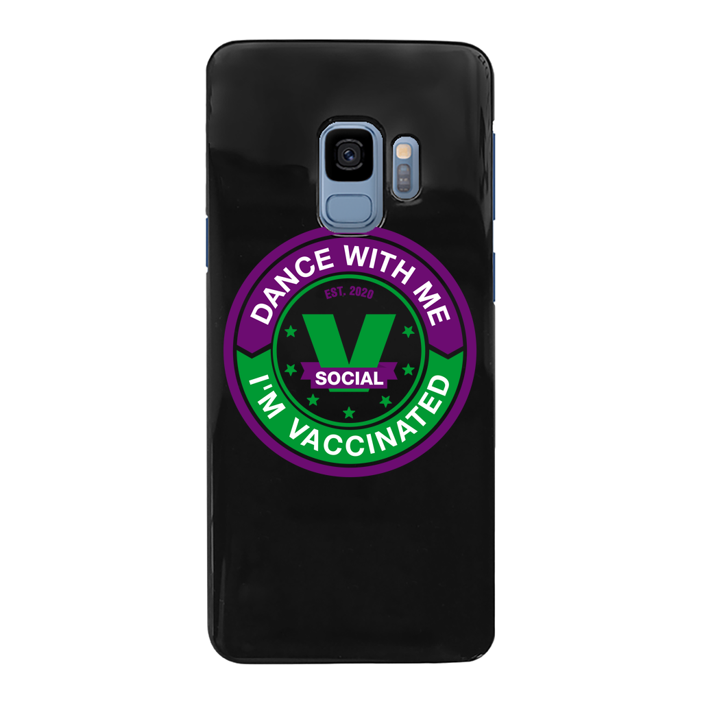 Dance with Me Back Printed Black Hard Phone Case - World Salsa Championships