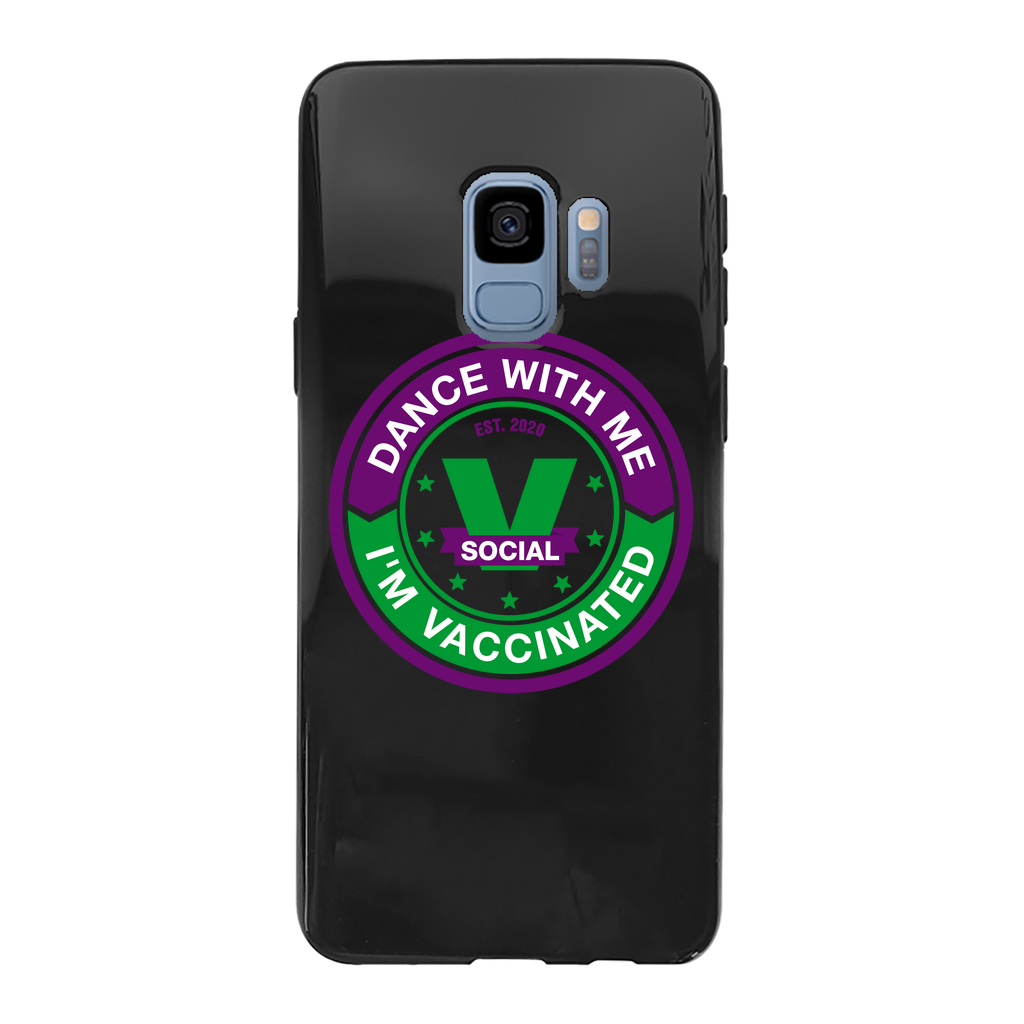 Dance with Me Back Printed Black Soft Phone Case - World Salsa Championships