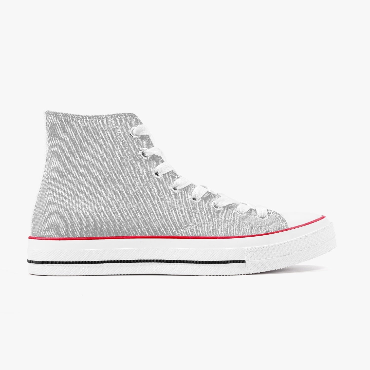 WDG New High-Top Canvas Shoes - White - World Salsa Championships