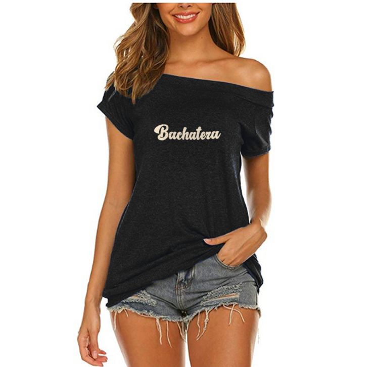 Women's Off The Shoulder Short-sleeve Top - World Salsa Championships