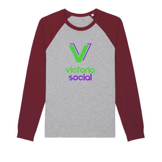 Victoria Social Organic Raglan Long Sleeve Shirt - World Salsa Championships