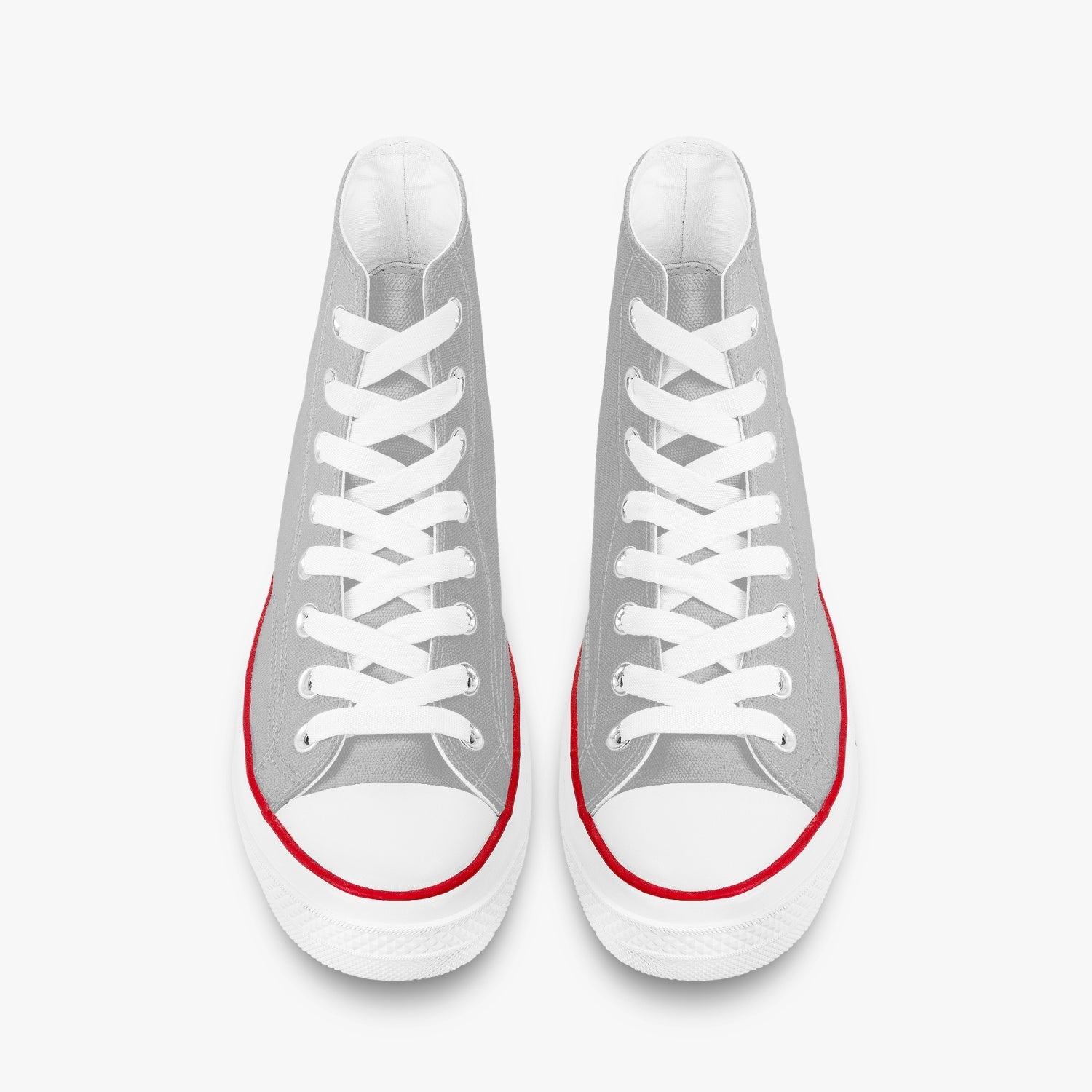 WDG New High-Top Canvas Shoes - White - World Salsa Championships