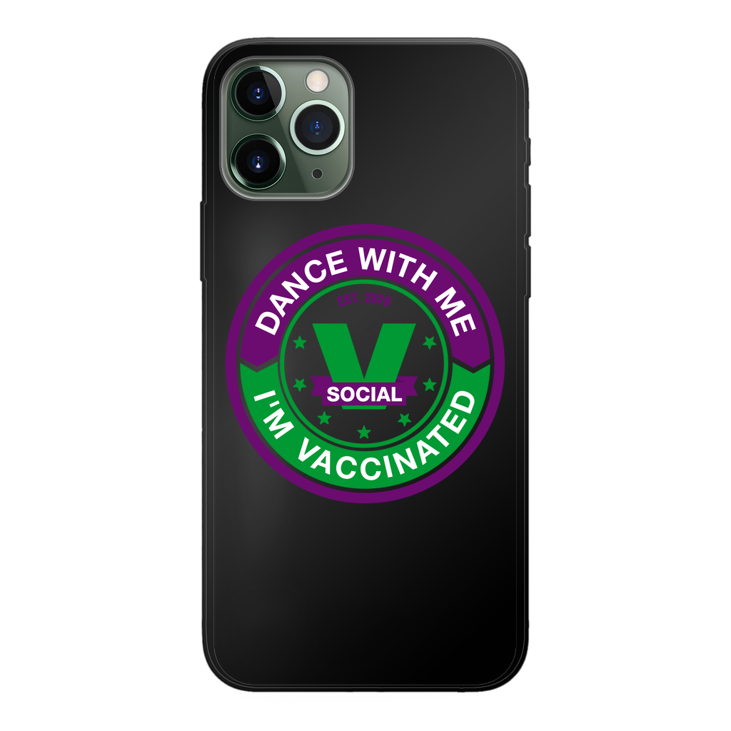 Dance with Me Back Printed Black Soft Phone Case - World Salsa Championships