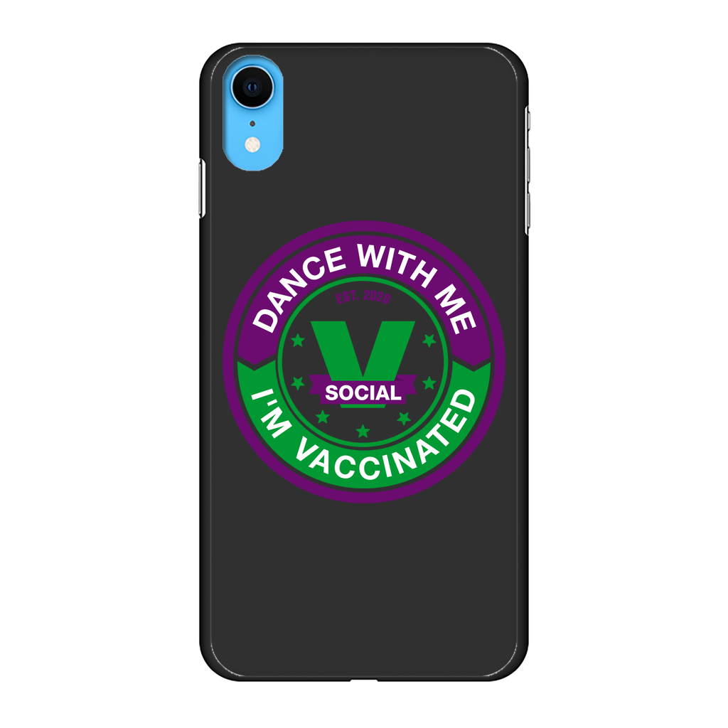 Dance with Me Back Printed Black Hard Phone Case - World Salsa Championships