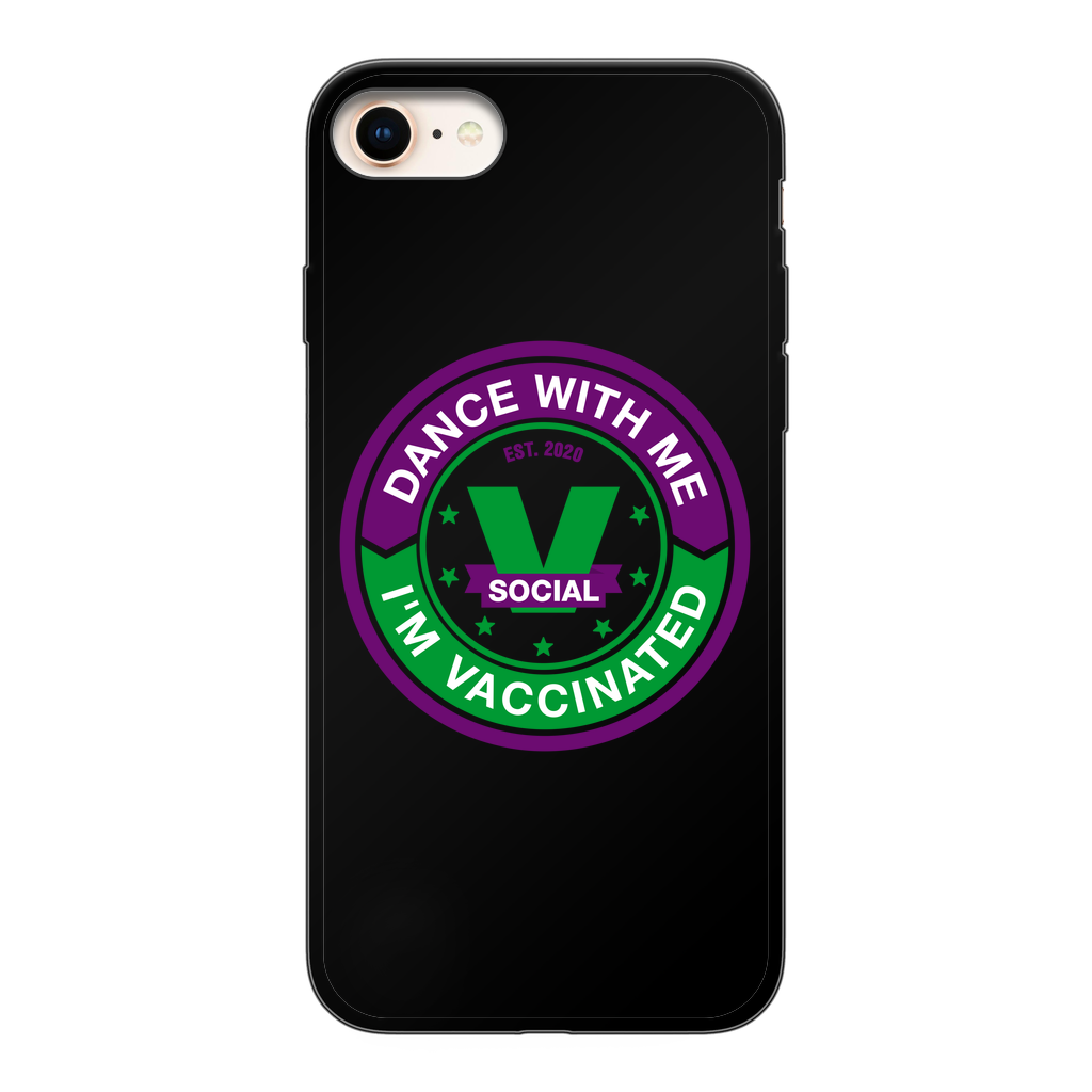 Dance with Me Back Printed Black Soft Phone Case - World Salsa Championships