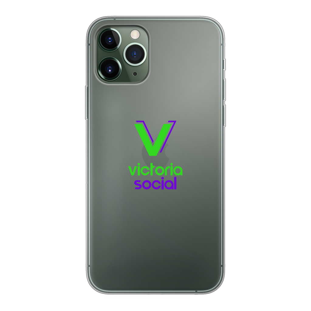 Victoria Social Back Printed Transparent Soft Phone Case - World Salsa Championships