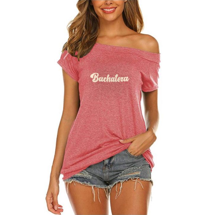 Women's Off The Shoulder Short-sleeve Top - World Salsa Championships