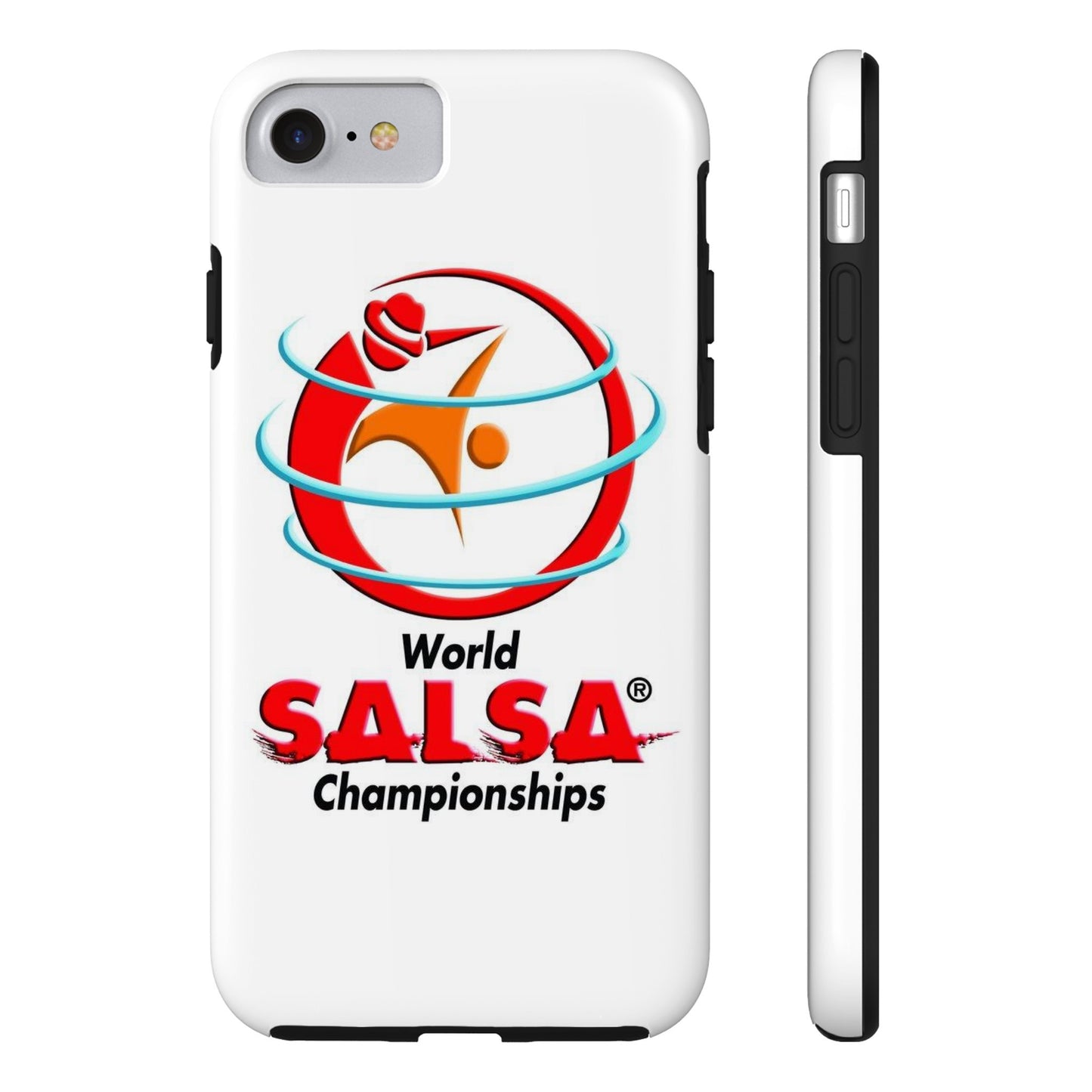 Tough iPhone 7 cover with World Salsa Championships Logo - World Salsa Championships