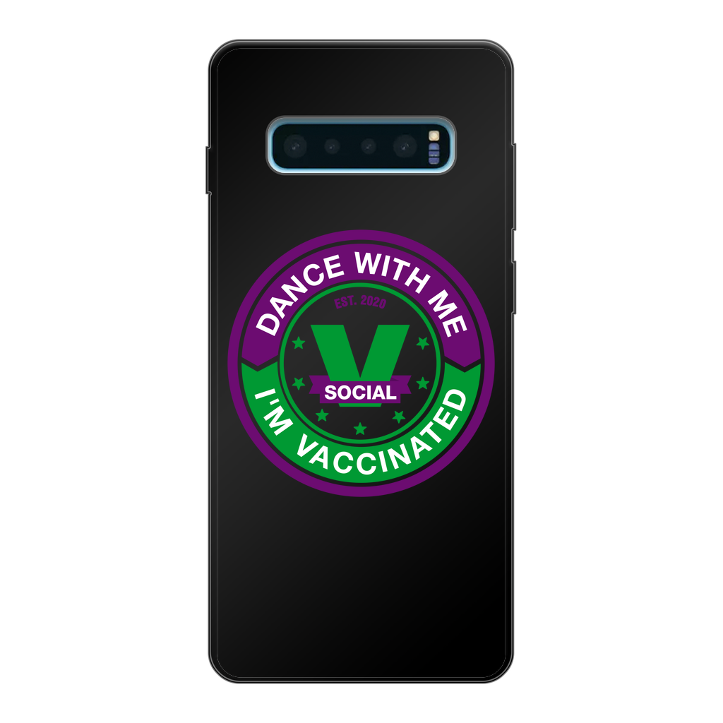 Dance with Me Back Printed Black Soft Phone Case - World Salsa Championships