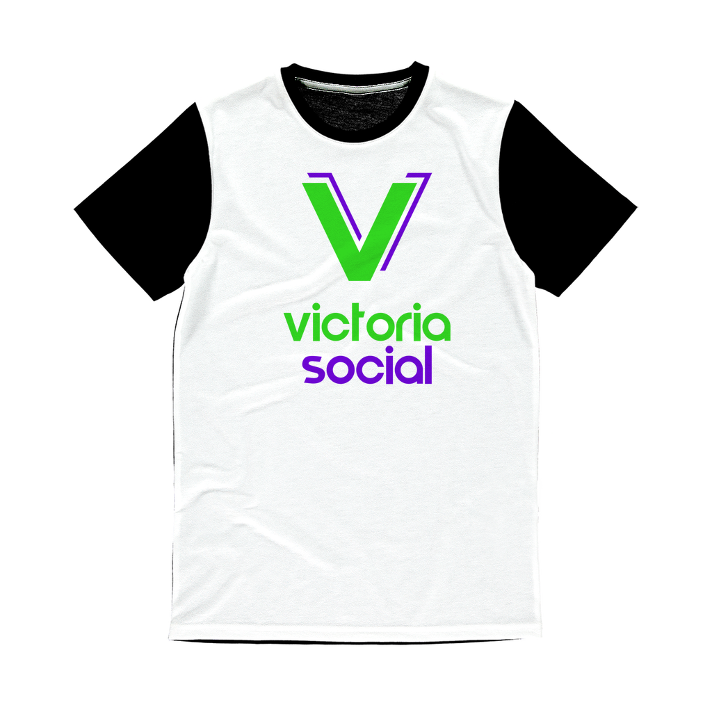 Victoria Social Classic Sublimation Panel T-Shirt - World Salsa Championships